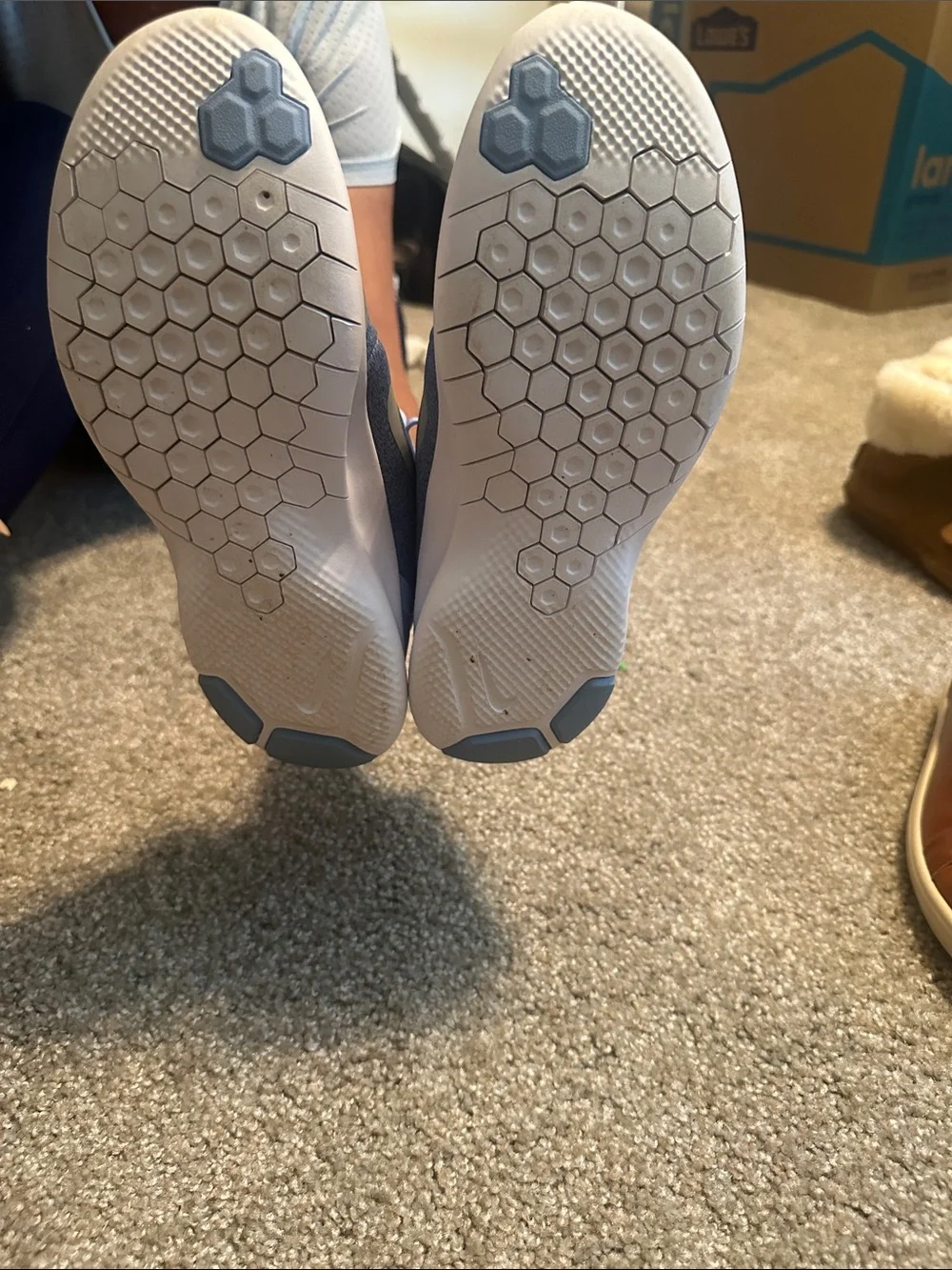 Nike Light Blue Flex Running Sneakers